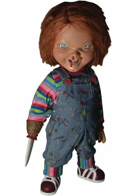 Mezco Toyz 78023 Childs Play 2 Talking Menacing Chucky Doll Figure