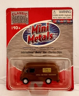 Mini Metals escala 1:87 HO International Metro Van Charles Chips Foto 1 de 2