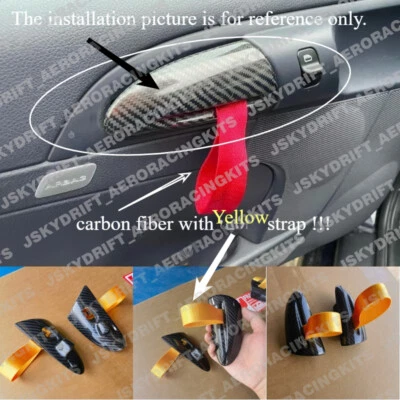For Porsche 987 Cayman/ Boxster/ 997 Carrera GT3 Door Pulls Handle Carbon Fiber - Image 1 of 4