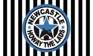 Newcastle United Fans Howay The Lads Circle 5' x 3' (Flag) - Picture 1 of 1