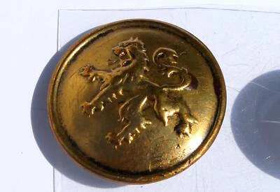 BOUTON UNIFORME MILITAIRE BELGIQUE - LION LEOPARD - ARMÉE GARDE 25mm BUTTON ARMY - Photo 1/2