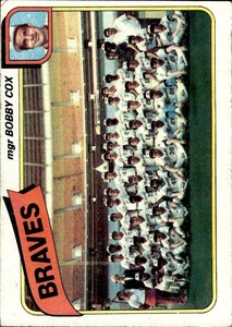 BRAVES TEAM CARD 1980 Topps #192 BUY ANY 2 ITEMS FOR 50% OFF   B214R3S1P29