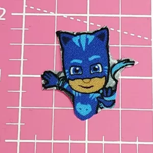 Máscaras PJ parches de tela con aplique de hierro para niños Catboy, Owlette - Imagen 1 de 3