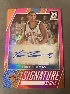 Kurt Thomas 2017 Optic Autograph #5/25 NY Knicks Prizm SP Card NBA AUTO