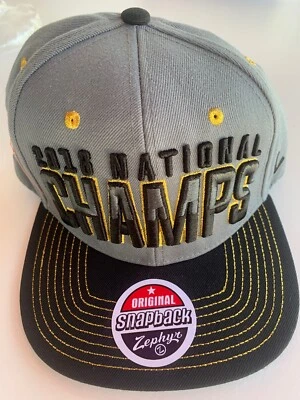 Clemson Tigers 2016 Campeón Nacional Original SnapBack Gorra de Béisbol Sombrero Nuevo Zephyr Foto 1 de 4