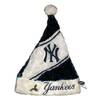 New York Yankees Adult One Size Fits All Santa Christmas Hat Cap New Mlb - Image 1 of 2