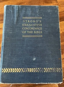 Vtg Strong’s Exhaustive Concordance of the Bible James Strong~1950 19th Printing - Imagen 1 de 12