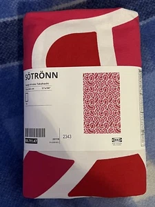 IKEA SOTRONN Red Pink Tablecloth Hiroko Takahashi 145x240cm Limited Edition ❤️ - Picture 1 of 2