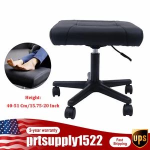 Office Foot Stool with Wheels, Height Adjustable Rolling Leg Rest Adjustable - Picture 1 of 23