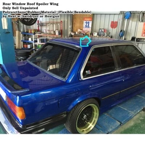 229VO Rear Window Roof Spoiler Wing Fits 1983~1994 BMW 3-series E30 Coupe Sedan - Picture 1 of 10