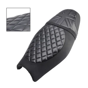 Replace Front Rear Driver Passenger Seat Blackb For Street Twin Speed Twin 900 - Foto 1 di 12