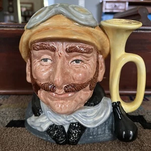 1972 Royal Doulton & Co Veteran Motorist Large 7½" Vase Jug Toby Figure - Picture 1 of 6