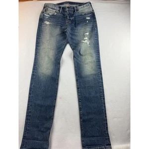 Jeans uomo Abercrombie & Fitch 32x36 slim dritto denim invecchiato - Foto 1 di 12