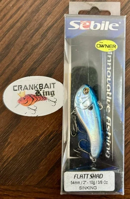 Nuevo de Lote Antiguo Sebile Flatt Shad 54 SK Lipless Crankbait en color SC no Xcalibur XRK XR Foto 1 de 2