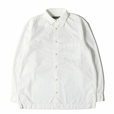 ISSEY MIYAKE Мужская гофрированная коробка платье рубашка размер 3 белый твердый простой б/у - Изображение 1 из 4