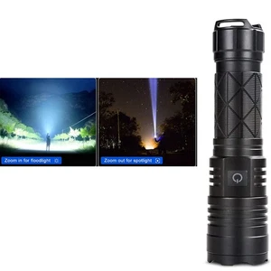 LED Wiederaufladbare Taschenlampe Superhelle LED Taschenlampe Taktische Taschenlampen... - Bild 1 von 6