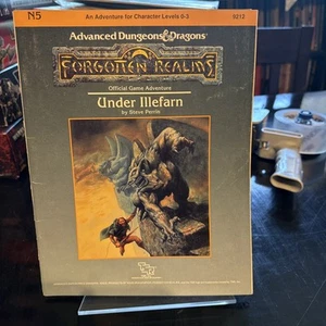 Módulo TSR Forgotten Realms Under Illefarn de Steve Perrin AD&D N5 9212 1987 D&D - Imagen 1 de 8