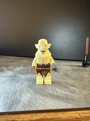 乐高霍比特人 Azog 窄嘴 79014 状况良好 含开封武器 — 第 1/4 张图片