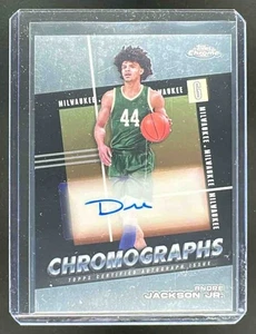 2024 Topps Chrome Andre Jackson Jr. Cromografie #C-DV Auto Bucks - Foto 1 di 2