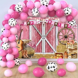 Cowgirl Birthday Party Decorations Western Birthday Party Supplies, 65Pcs Cowgir - Picture 1 of 12