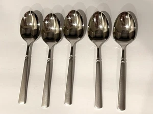 Juego de 5 cucharas de cena cubiertos de acero inoxidable con acabado satinado Oneida Easton - Imagen 1 de 3