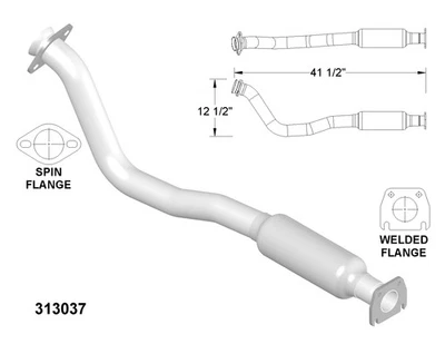 Convertidor catalítico para Oldsmobile Cutlass Supreme 1995 3,4 L V6 GAS DOHC Foto 1 de 2