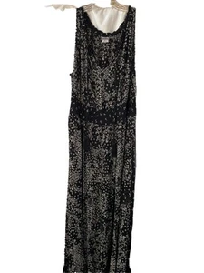 Nila Dress Size Xl Black/ White Floral Maxi - Bild 1 von 5