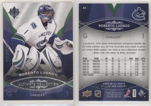 2008-09 Ultimate Collection /299 Roberto Luongo #41 HOF