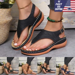 Sandali ortopedici donna con spune basso scarpe basse casual infradito - Foto 1 di 16