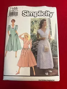 Simplicity 7168, Size 8-14, Misses/ Miss Petite, Dress, Uncut - Afbeelding 1 van 2