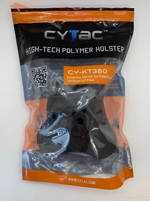 Cytac CY-KT380 Holster I-Mini Series Gen2 w/ Paddle, Black, Right, Ruger/Kel-Tec - Image 1 of 3