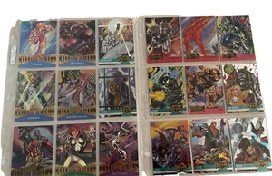 set of 18 cards fleer marvel metal blaster 1995 storm hulk & more mint condition - Picture 1 of 7