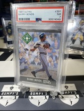 1991 FLEER ULTRA BARRY BONDS CARD #391 - GRADED PSA 7 MINT - PITTSBURGH PIRATES