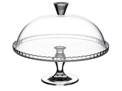 Pasabahce Glass Cake Cupcake Muffin Display Stand Serving Plate Cake Dome Lid - Image 1 of 4