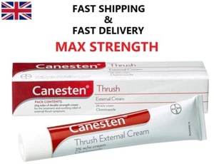 Canesten Thrush Cream 20g | Soothes Itching & Irritation | 2% | Thrush Relief - Picture 1 of 2