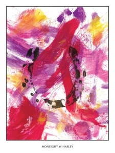 Moneigh print painted by Harley, the famous pony horse at Churchill/Keeneland - Picture 1 of 6