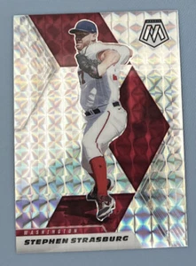 2021 Panini Mosaic Silver Prizm #166 Stephen Strasburg Nationals - Picture 1 of 2