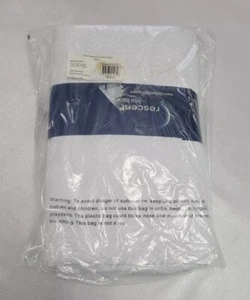 52"x84" White Rod Pocket Back Tab Lined 1 Pc Curtain by Crescent Total Black - Picture 1 of 8