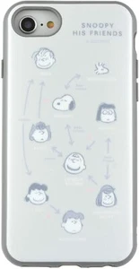 Gourmandise iPhone SE Case Cover 4.7 IIIIfit Peanuts Snoopy Everyone SNG-665C - Picture 1 of 4