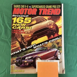 Vintage October 1996 Motor Trend Magazine | What’s Hot Taurus SHO Grand Prix GTP - Picture 1 of 2
