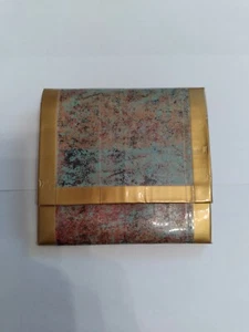 Handgefertigte Klebeband Akkordeon Geldbörse rustikales Muster Sammelalbum Papier  - Bild 1 von 4