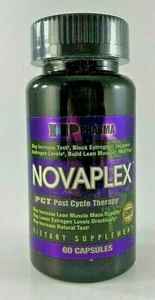 IP Pharma Novaplex Hardcore PCT Test Booster und E Blocker 60 Kapseln Neu - Bild 1 von 3