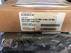 NEW , Qlogic  2GB single Port  HBA  PCI-X , QLA2340-E-SP , with CD-driver - Picture 1 of 6