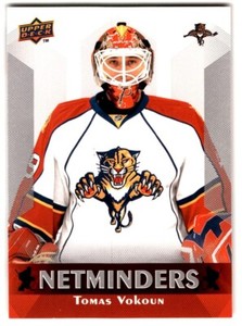 2010-11 Upper Deck Netminders Tomas Vokoun #N11 Florida Panthers