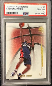 Auténtico LeBron James #58 PSA 10 gemas como nuevo Cavaliers Lakers - Imagen 1 de 2