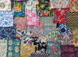 100 Mix Charm Pack Cotton Squares Patchwork Quilting Fabric Bundle Scraps Craft - Picture 1 of 11