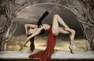 Fotomurale TESSUTO NON TESSUTO - DIPINTO - (6463ah - arte nudo decorazione moderna XXL quadro da parete - Foto 1 di 1