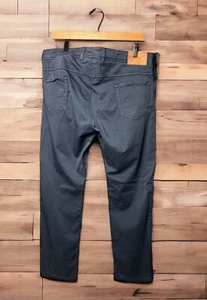 BALLIN Mens Chino Pants Crescent Modern Fit Straight Flat Front Blue Size 34x32 - Picture 1 of 5