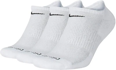 Nike Unisex 248469 Everyday Plus Cushion 3-Pair Pack No Show Socks Size L - Image 1 of 2