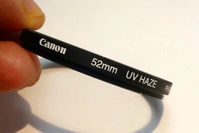 Canon UV Haze 52mm Lens Filter - Genuine OEM EOS - Image 1 of 4